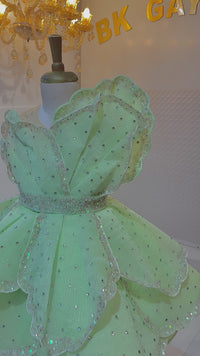Luxurious Swarovski Petal Dress