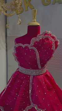 Luxurious Swarovski Petal Dress
