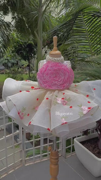 Knee-length Rose Dress