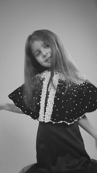 Black Cape Dress