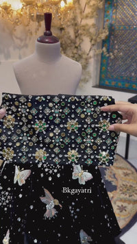 Wow Black Lehenga