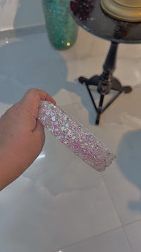 Hand embroidered hairband