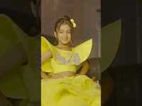 Couture Structured Yellow Dress
