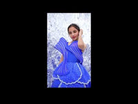 Blue petal dress