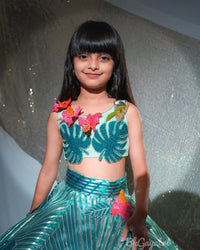 Safari metallic dress – Kids Designer Dress | BK Gayatri Official