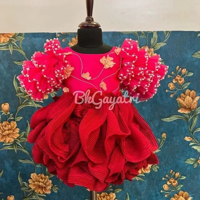 Fuchsia Love – Kids Designer Wear | BK Gayatri Official