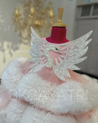 Structured Swan Dress – Luxury Kids Dress | BK Gayatri Official