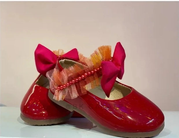 Lady in red shoes – Kids Designer Wear | BK Gayatri Official