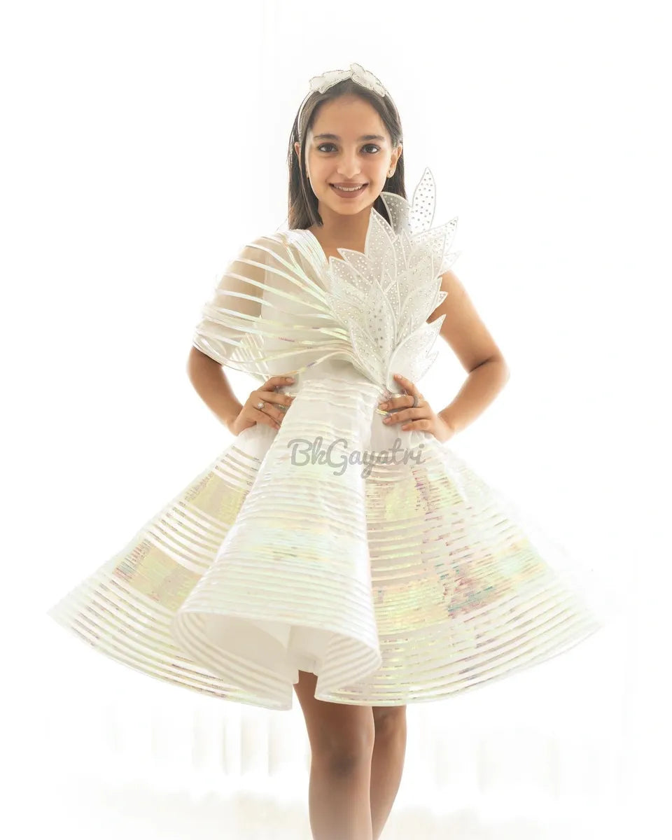 Metallic Dress – Kids Designer Dress | BK Gayatri Official