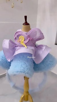 Mermaid Structured Dress – Luxury Kids Dress | BK Gayatri Official