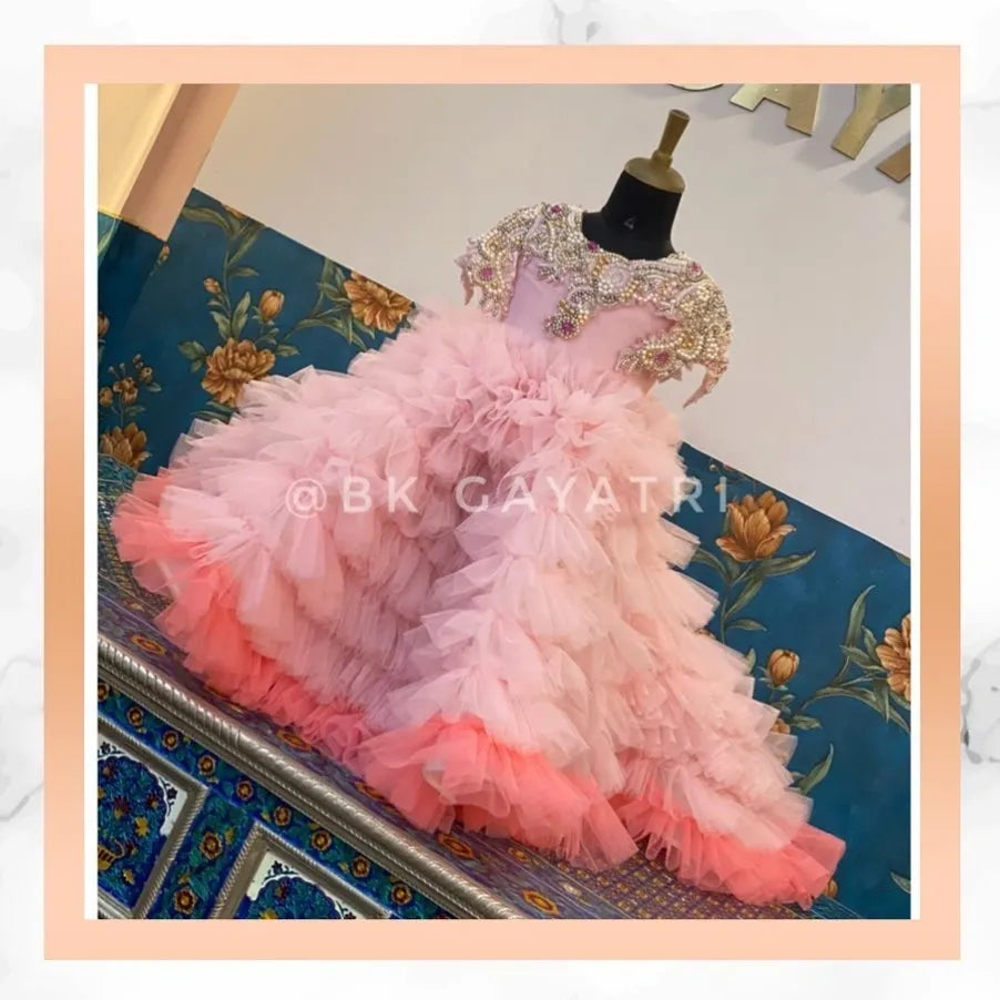 Royal Pearl Dress – Kids Designer Dress | BK Gayatri Official