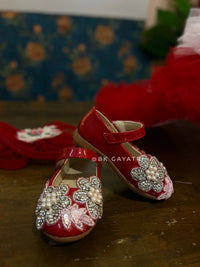 Red Shoes – Kids Designer Wear | BK Gayatri Official