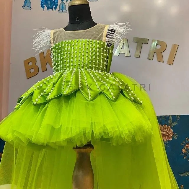 Tinkerbell Dress – Kids Designer Dress | BK Gayatri Official