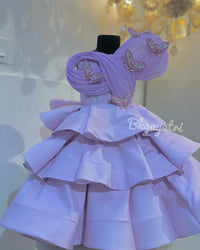 Structured draped butterfly dress – Luxury Kids Dress | BK Gayatri Official
