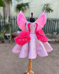 Pink Flamingo Dress – Luxury Kids Dress | BK Gayatri Official