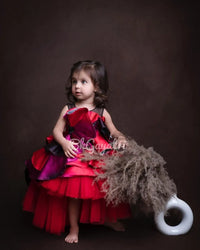 Ombre High-Low Dress – Kids Couture Dress | BK Gayatri Official