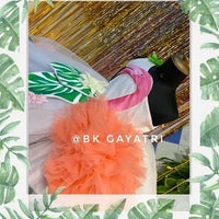 Flamingo Dress – Luxury Kids Dress | BK Gayatri Official