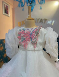 3D Butterfly Dress – Luxury Kids Dress | BK Gayatri Official