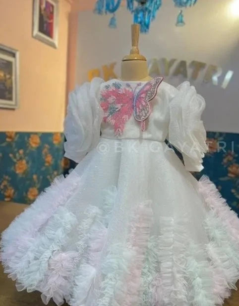 3D Butterfly Dress – Kids Designer Dress | BK Gayatri Official