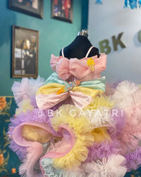 3D Ice Cream Dress – Kids Designer Dress | BK Gayatri Official