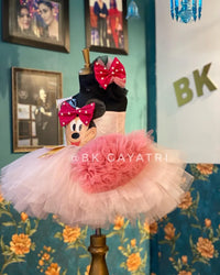 3D Minnie Mouse Dress – Luxury Kids Dress | BK Gayatri Official
