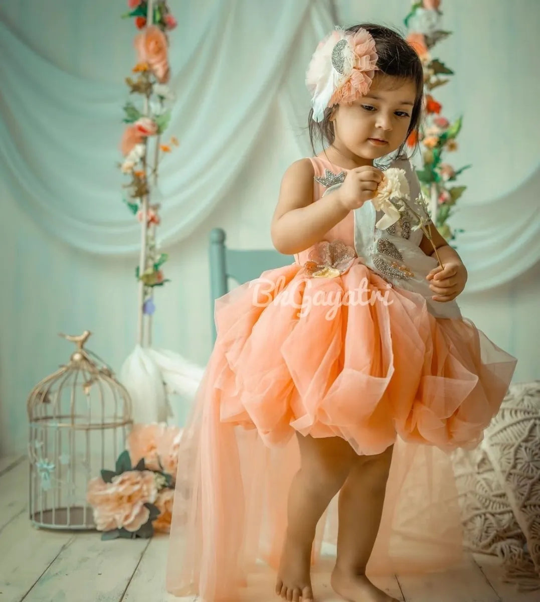 Swan Dress – Kids Designer Dress | BK Gayatri Official