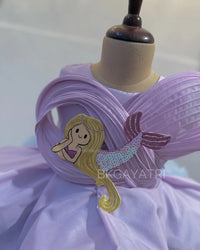 Mermaid Structured Dress – Kids Designer Dress | BK Gayatri Official