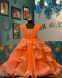 Coral Delight – Luxury Kids Couture | BK Gayatri Official