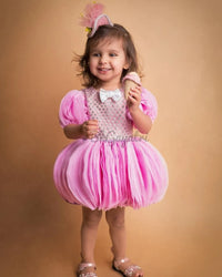 Pumpkin dress – Luxury Kids Dress | BK Gayatri Official