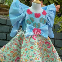 Blue Belle Dress – Luxury Kids Dress | BK Gayatri Official